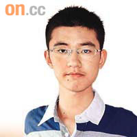 年僅十五歲的杭凱表示，希望入讀中大主修金融學系。