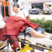 傷者送院時昏迷，經搶救證實不治。