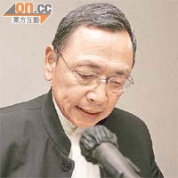 查懋聲對未獲解除禁令感到失望。(資料圖片)