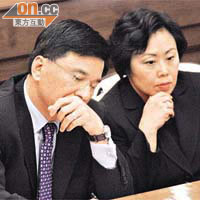 陳家強（左）及鄭汝樺（右）均為港鐵董事局成員，但常缺席會議。