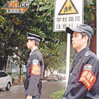 去年深圳接連發生學童綁架案，警方即加強學校一帶保安。