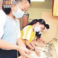 勤洗手是預防流感的有效措施。	資料圖片
