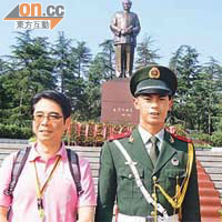 兩個「KK Wong」坐高鐵去湖南，圖為工聯會嘅黃國健。	（相片由王國強提供）