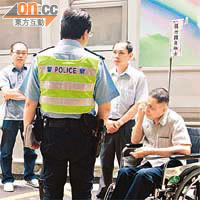 死者家人趕抵醫院了解事件。
