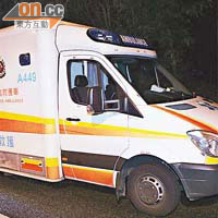 涉意外救護車的車身損毀。