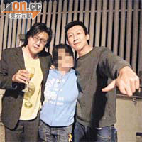 謝廷駿（右）與兄長阿堅（左）感情深厚。	資料圖片