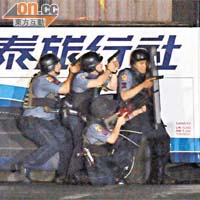 有部分參與拯救人質行動的菲國警員被指是未畢業學警。	資料圖片