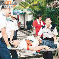 無辜被推落山坡男子受重傷昏迷。