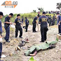 馬京達瑙省政治仇殺案中有五十七人死亡。	（資料圖片）