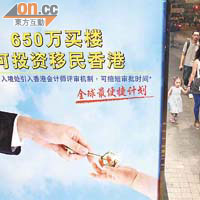 過去三年透過投資房地產移民香港的比例逐年上升。