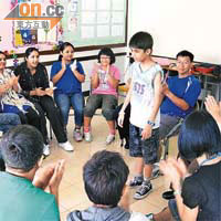 廠商會蔡章閣中學於暑假期間，為南亞裔學生提供適應班。（受訪學校提供圖片）