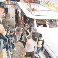 警方曾在西貢對出海面搗破「迷幻船Ｐ」，廿六名男女被捕。