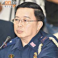 已經辭職的馬尼拉警察總長馬格蒂拜