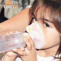 哮喘藥可能影響兒童口腔健康，家長應提醒患兒漱口。