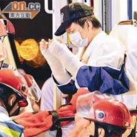陳國柱手部當日受子彈重創，一度擔心雙手會永遠殘廢。
