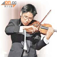 骨科醫生袁劭謙是一名小提琴高手，為失親兒童演奏籌款。