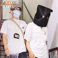 被捕老主持遭蒙頭帶署調查。