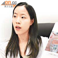 陳珮瑤提醒市民接受激光美容不宜過密及過多。