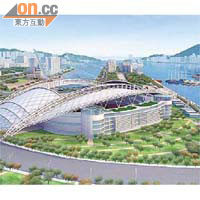 港府一旦申辦成功，在啟德興建多用途體育館的進度料會加快。	(資料圖片)