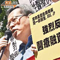 多個關注團體反對港府強推醫保計劃。	資料圖片