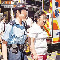 女檔主經治理後由女警帶返警署。