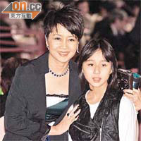 四太細女唔怯場有台型<br>四太梁安琪（左）細女超欣（右）深得媽咪遺傳，出席大場面好有台型。