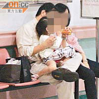 黃夫婦與女兒同感不適送院治理。