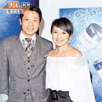 王瑞勳楊婉儀 包保冇單拖<br>前港姐楊婉儀（右）與老公王瑞勳（左）有影皆雙。