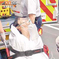 企圖自殺少女救出送院時已陷昏迷。