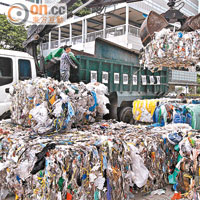 回收商廢膠運政總抗議