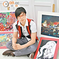 港生思念異國母 畫作打動世界