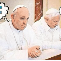 新舊教宗打對台 世盃爭霸戰變「聖戰」