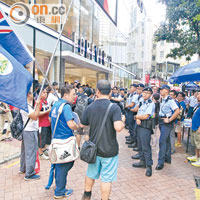 團體追擊反佔中街站