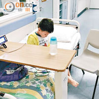 6歲童入院逼瞓走廊
