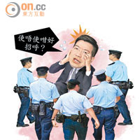 政壇：30警壓場嚇親范國威